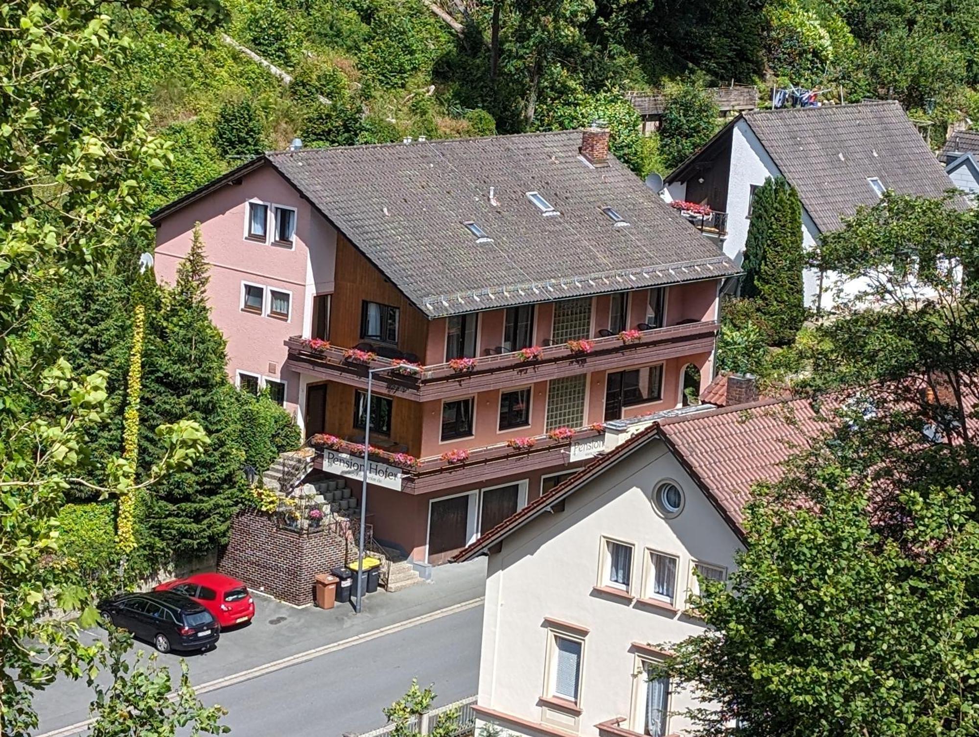 Pension Hofer Bad Berneck im Fichtelgebirge Exteriér fotografie
